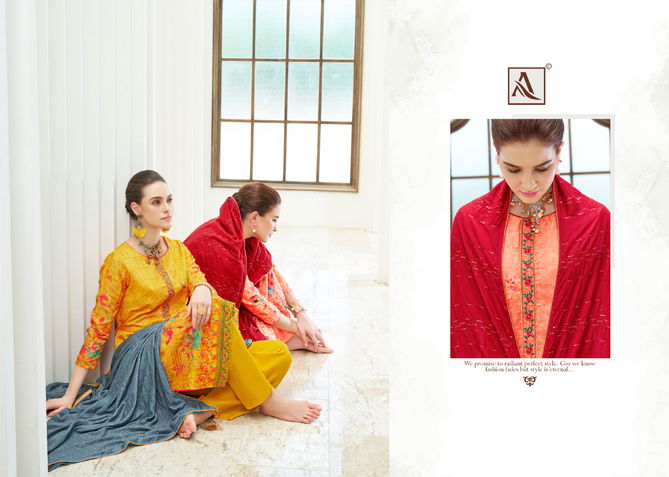 Paalki 3 By Alok Printed Festive Wear Wholesale Designer Salwar Suits Catalog
